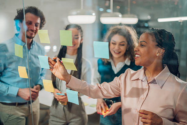 People working together in a planning session